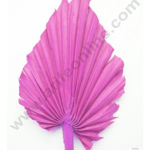 Cake Decor Natural Palm Spear Leaf For Cake Decoration - Pink ( 1 pc pack )