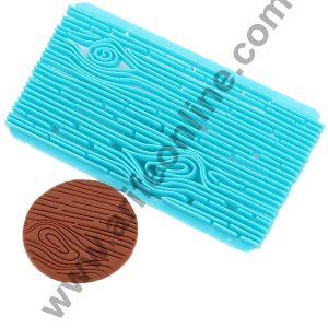 Cake Decor Plastic Tree Bark Shape Quilt Mold Embosser Fondant Quilt Biscuit Mold Wood Impression For Cupcake Decoration And Cake Decorating Tools