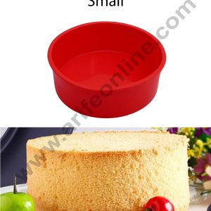 Cake Decor Silicon Bakeware Small Round Shape Cake Mould
