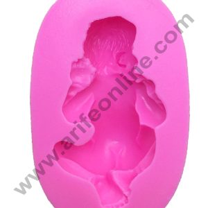 Cake Decor Silicon 1Pc Sleeping Baby Fondant Clay Marzipan Cake Decoration Mould SBSP-167