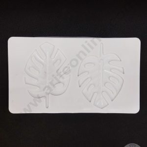 Cake Decor Silicon 2 Cavity Turtle Palm Leaf Shape Cake Decoration Mould SBSP-900