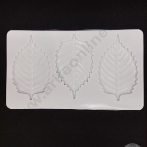 Cake Decor Silicon 3 Cavity Palm Leaf Shape Cake Decoration Mould SBSP-901