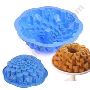 Cake Decor Silicon Flower Bundt Silicone Cake Mould Entremet Cake Mold Gelatin Jello Baking Silicone Mould ( SBSM-813 )