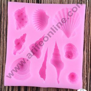 Cake Decor Silicon Sea Shells Fondant Sugar Paste  Mould Clay Mould Marzipan Mould