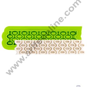 Cake Decor Silicone 1 Cavity Mod Border Lace Fondant Marzipan Mould