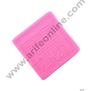 Cake Decor Silicone 1 Cavity Sweater Texture Fondant Marzipan Mould
