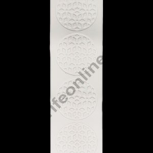 Cake Decor Silicone Diamond Pattern Cake Border Lace Mould Fondant Moulds Cake Decorative Silicone Lace Mat Cake Decorating Tools Baking Mat (SBLM-White-01)