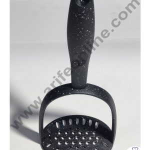 Cake Decor Nylon Slotted Masher Spoon With Multi Colour Handle