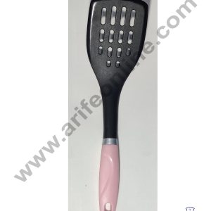 Cake Decor Nylon Slotted Turner With Multi Colour Handle