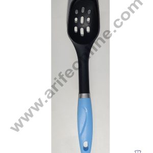 Cake Decor Nylon Slotted Spoon With Multi Colour Handle