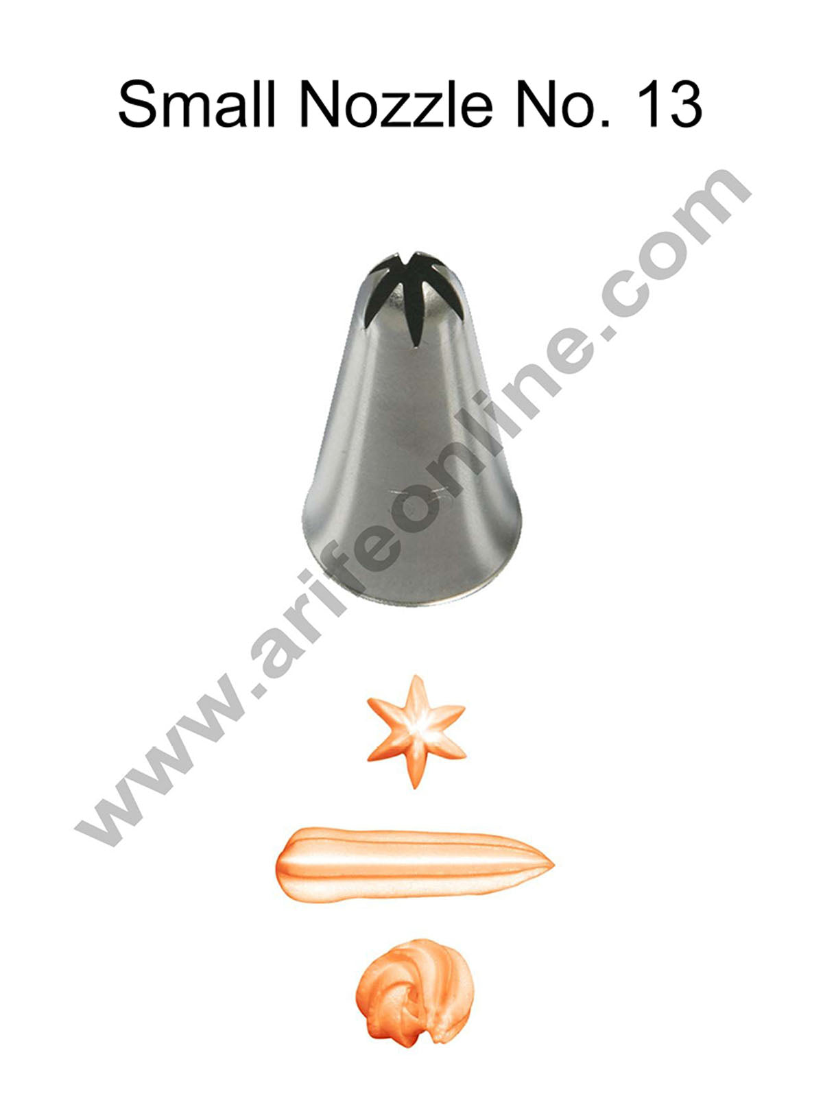 Cake Decor Small Nozzle - No. 13 Close star Piping Nozzle