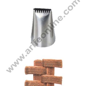 Cake Decor Small Nozzle - No. 34 Basket weave Piping Nozzle