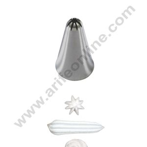 Cake Decor Small Nozzle - No. 8 Closed Star Piping Nozzle