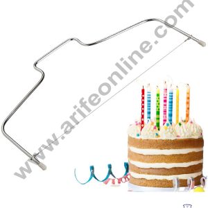 Cake Decor Stainless Steel Adjustable Small Cake Layer Slicer With Handle