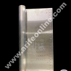 Cake Decor Stainless Steel Large Dough Scrapper with Stainless Steel Handle - 24 cm