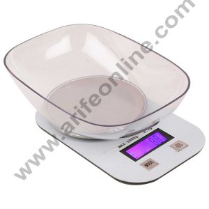 Cake Decor Steel Electronic Kitchen Scale - 5 Kg