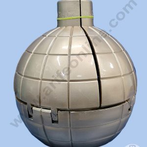 Cake Decor Surprise Unexpected Plastic Bomb Shaped Cake Gift Box for All Occasions - Metallic Gold