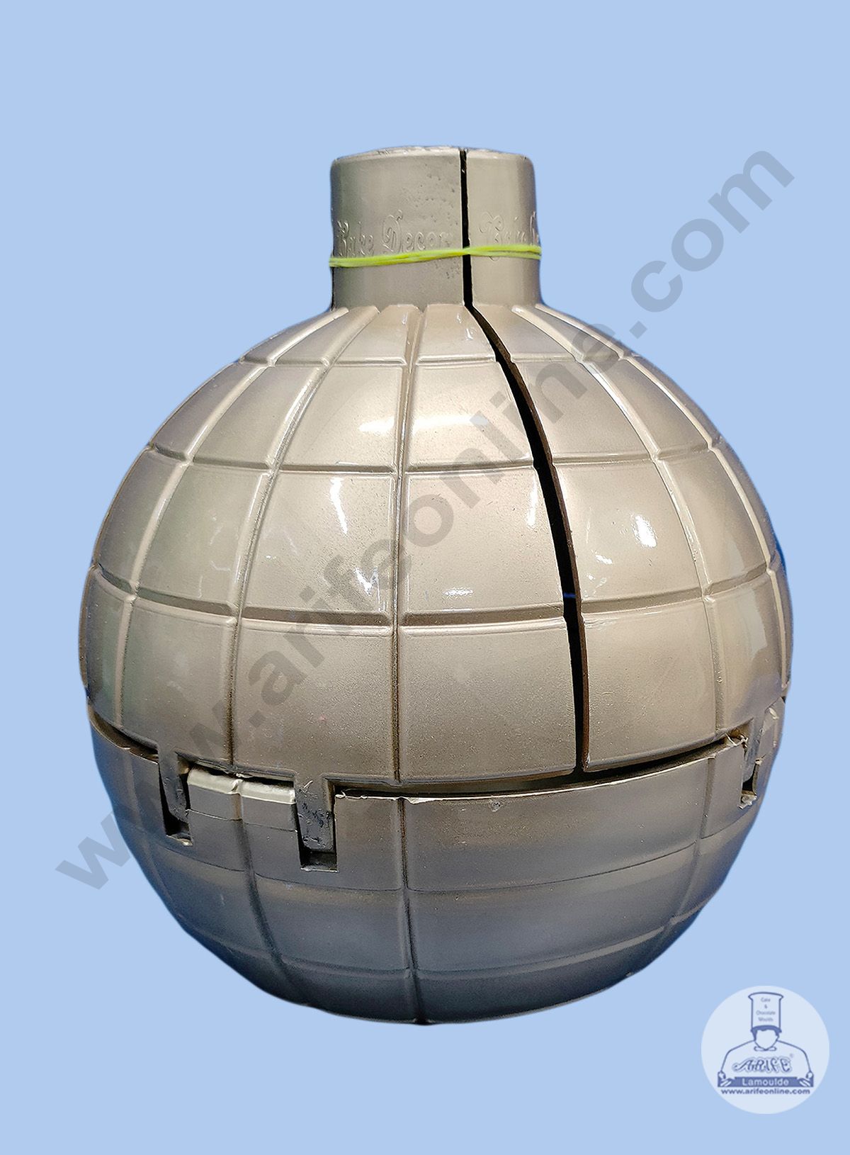 Cake Decor Surprise Unexpected Plastic Bomb Shaped Cake Gift Box for All Occasions - Metallic Gold