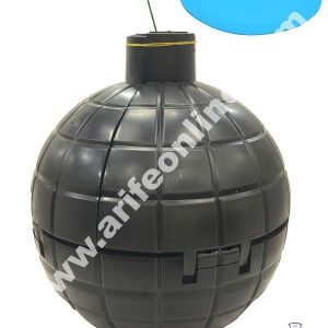 Cake Decor Surprise Unexpected Plastic Bomb Shaped Cake Gift Box for All Occasions (With Plate Inside)