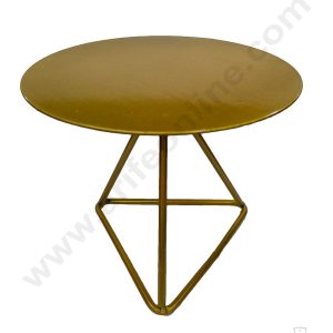 Cake Decor Triangle Cake Stand Foldable - Gold