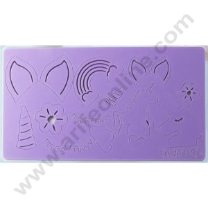 Cake Decor Unicorn Theme Shape Acrylic DIY Stamp Embossed Fondant Cake Decorating TXHMI-193