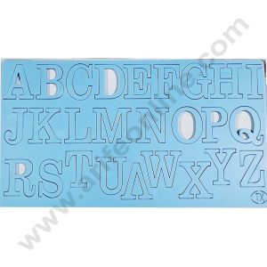 Cake Decor Uppercase Alphabet Theme Shape Acrylic DIY Stamp Embossed Fondant Cake Decorating TXHMI-201
