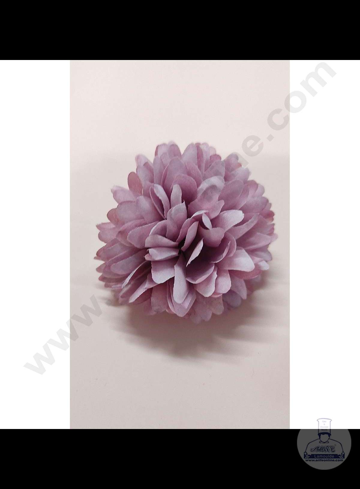 Cake Decorβ’ Big Dahlia Artificial Flower For Cake Decoration β Purple( 1 pc pack )