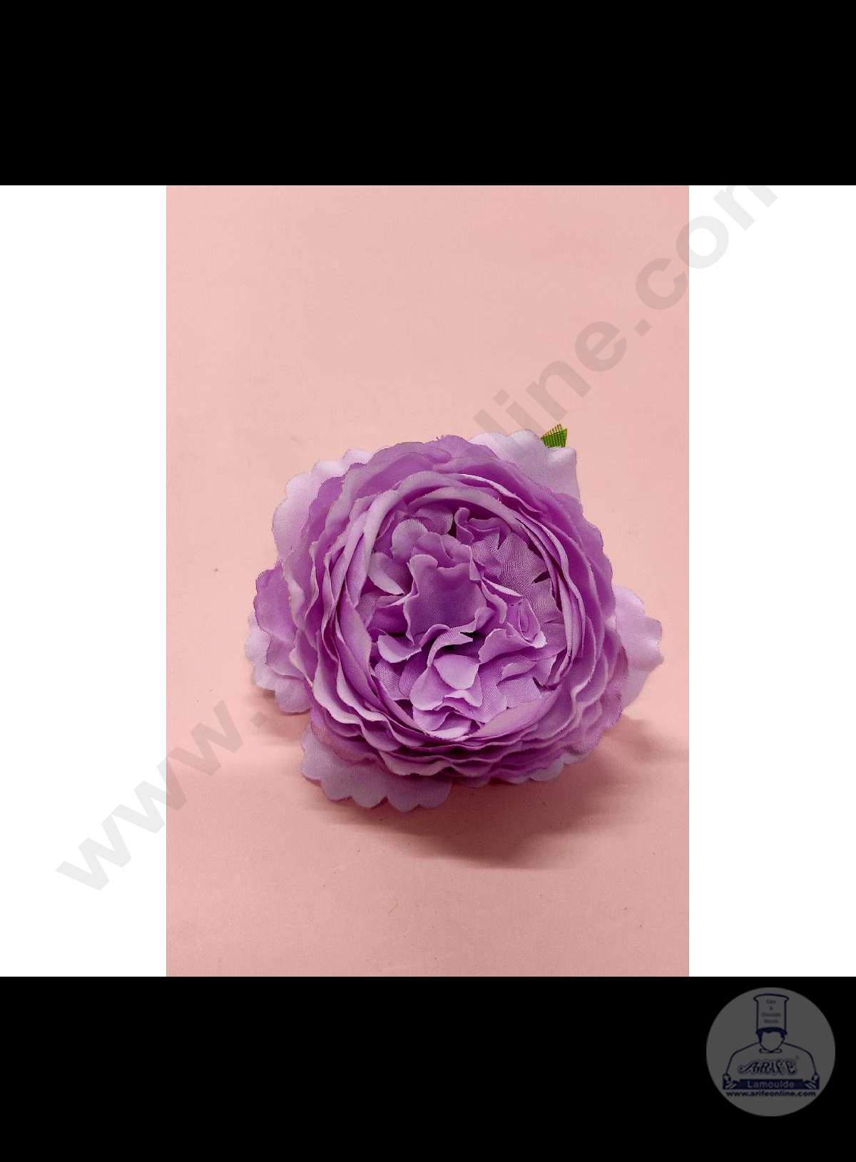 Cake Decor™  Big Rose Artificial Flower For Cake Decoration – Purple( 1 pc pack )