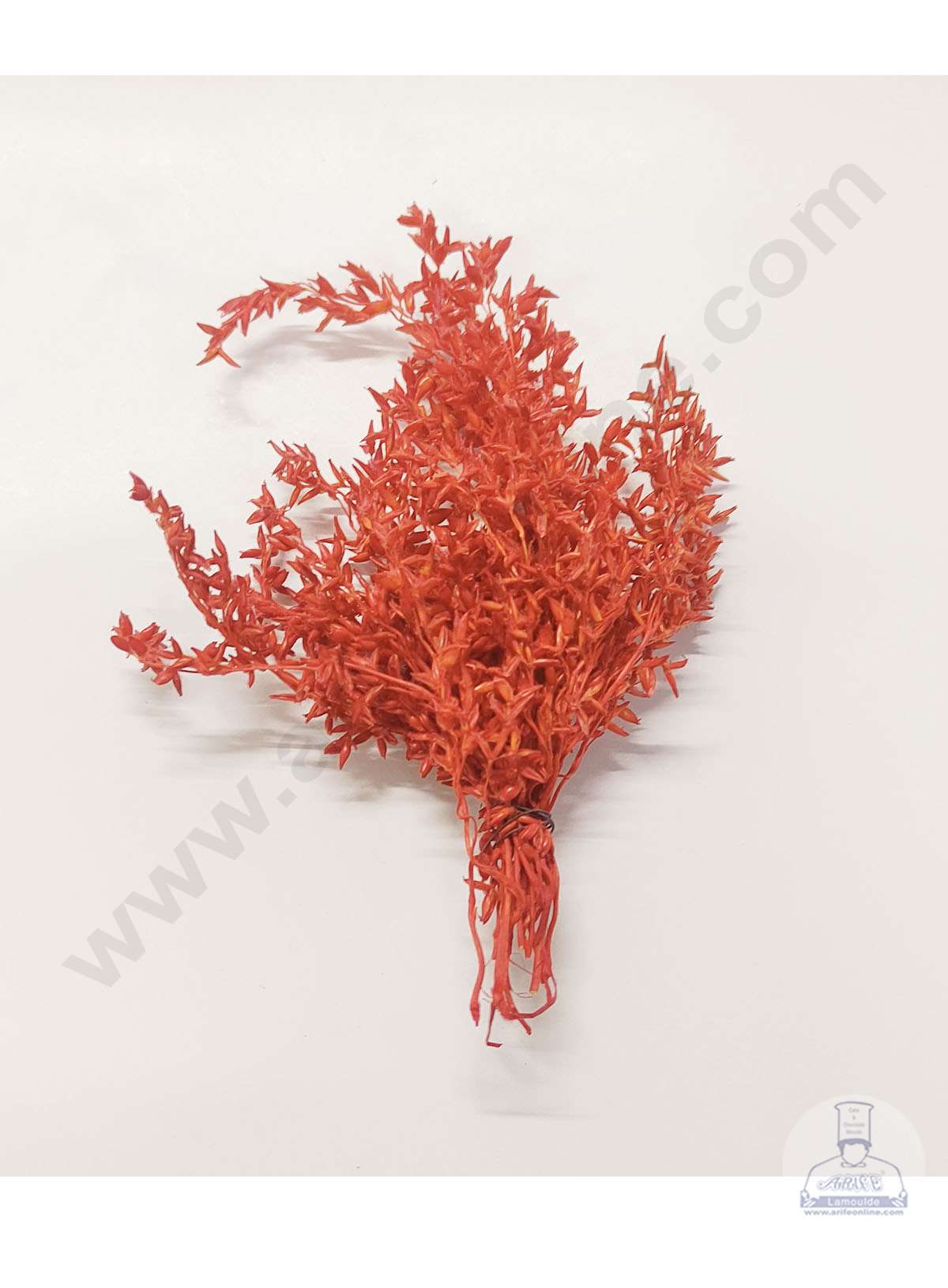 Cake Decorβ’ Dry Grass Artificial Flower For Cake Decoration β Red( 10 pc pack )