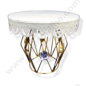 Cake Decor™ Geometric Cake Stand with Design White Top ( SBCS-167 )