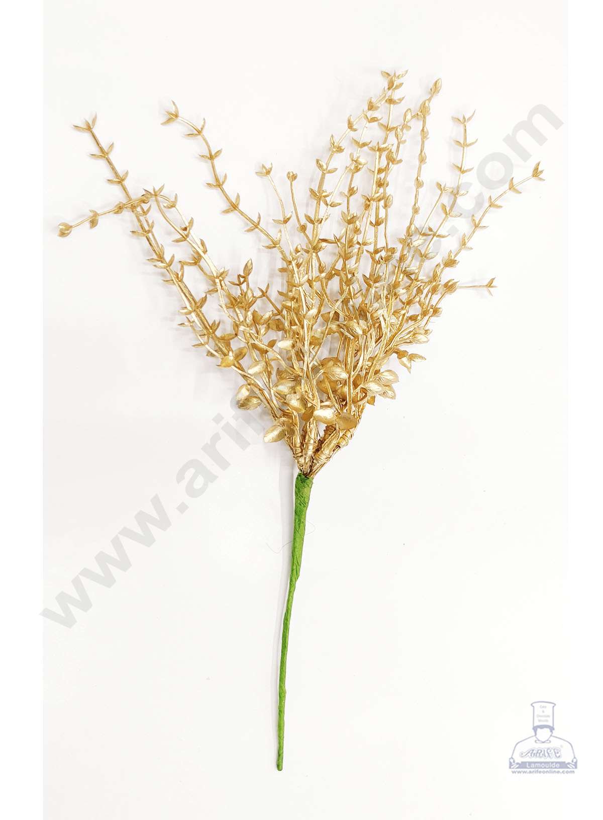 Cake Decor™ Gypsies Artificial Flower For Cake Decoration – Gold( 3 pc pack )