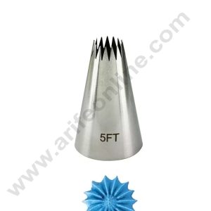 Cake Decorβ’ Large Nozzle - No. 5FT Piping Nozzle