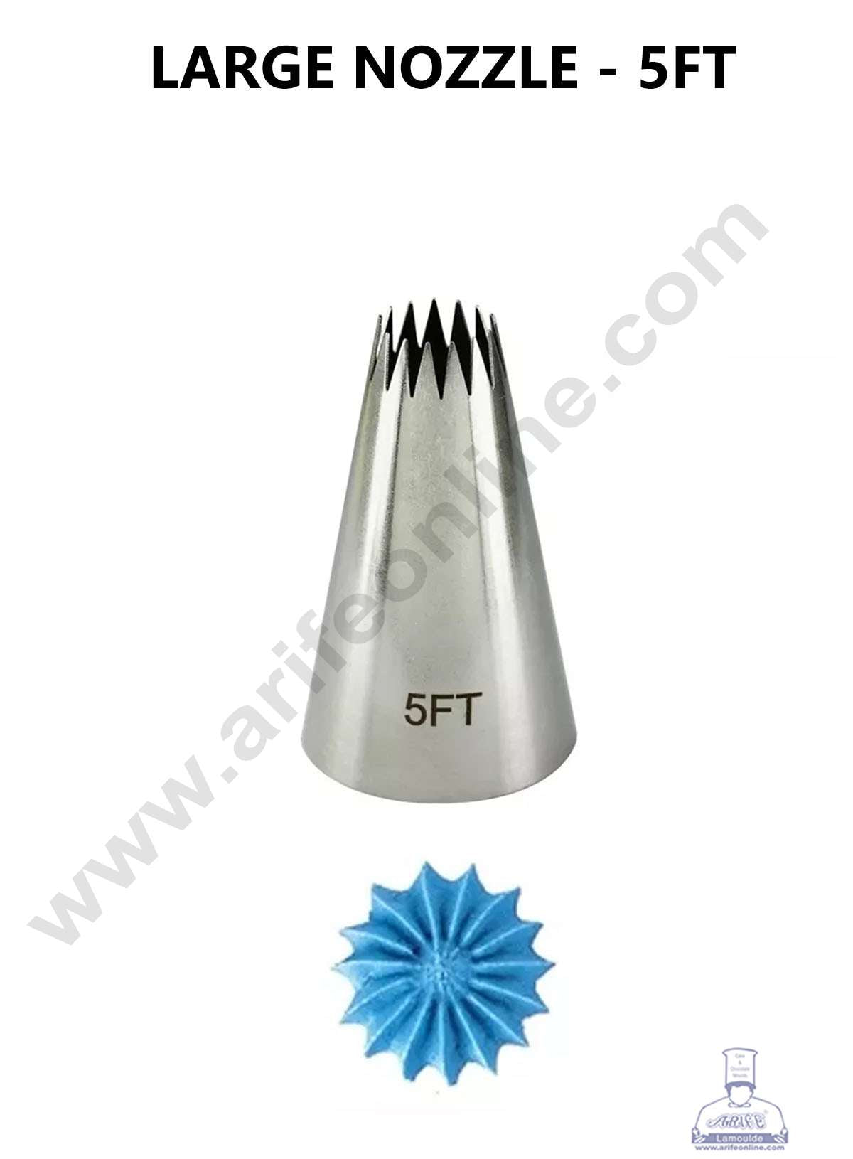 Cake Decorβ’ Large Nozzle - No. 5FT Piping Nozzle