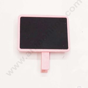 Cake Decorβ’ Mini Black Board With Clip Topper β Pink( 4 pc pack )