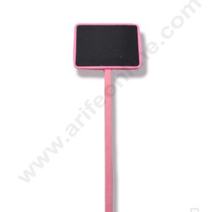 Cake Decorβ’ Mini Black Board With Stick - Pink ( 1 pc pack ) SBAD-001-BBS-Pink
