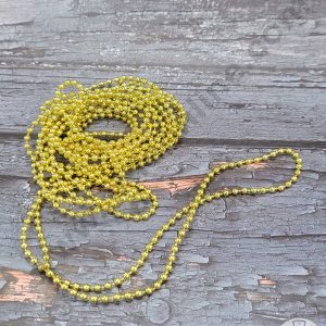 CAKE DECOR™ Pearl Bead String For Cake Decoration – Gold ( 4 Meter )