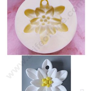 Cake Decor™ Silicon 1 Cavity Flower Shape Cake Fondant Mould SBSP-DYF6147