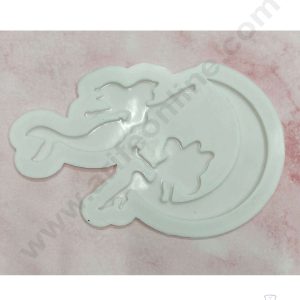 Cake Decor™ Silicon 2 Cavity Fairy and Mermaid Shape Cake Decoration Mould SBSP-913