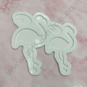 Cake Decor™ Silicon 2 Cavity Flamingo Shape Cake Decoration Mould SBSP-911