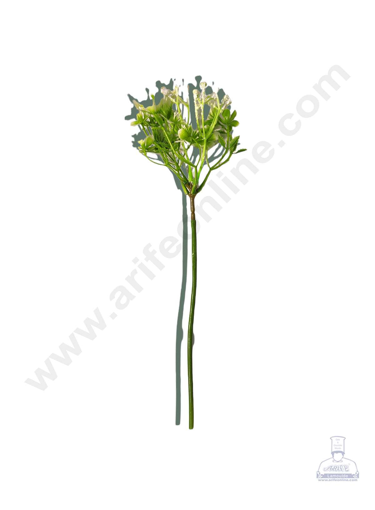 Cake Decor™ Silicon Gypsy Artificial Flower For Cake Decoration – White( 1 Bunch )