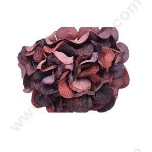 Cake Decor™ Small Marigold Artificial Flower For Cake Decoration – Maroon( 10 pcs Pack )