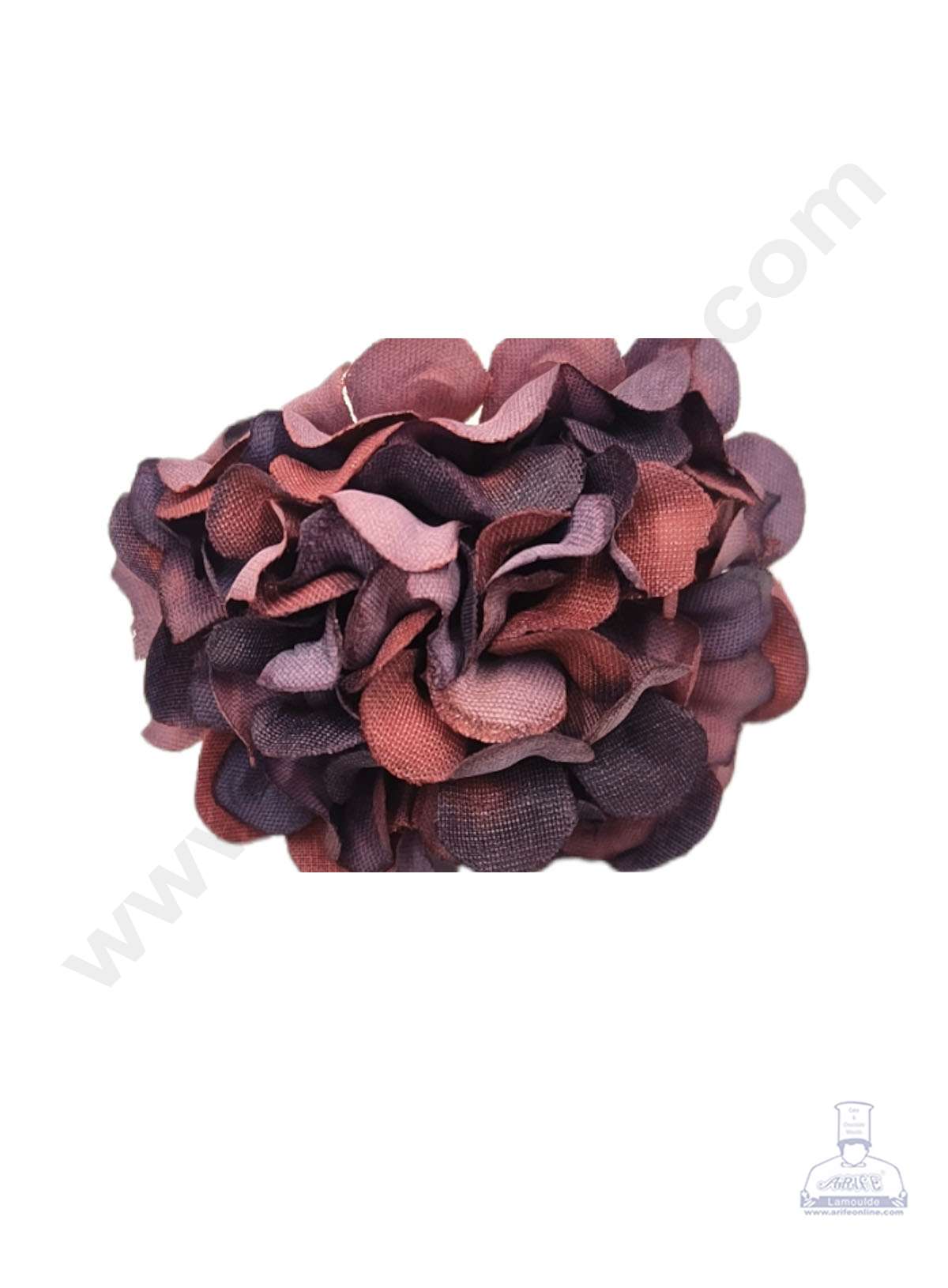 Cake Decorβ’ Small Marigold Artificial Flower For Cake Decoration β Maroon( 10 pcs Pack )