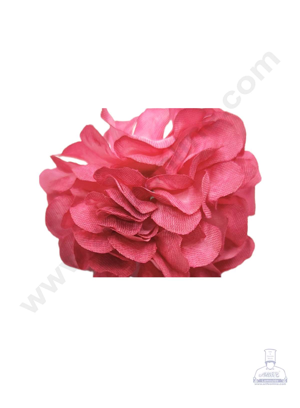 Cake Decorβ’ Small Marigold Artificial Flower For Cake Decoration β Dark Pink( 10 pcs Pack )
