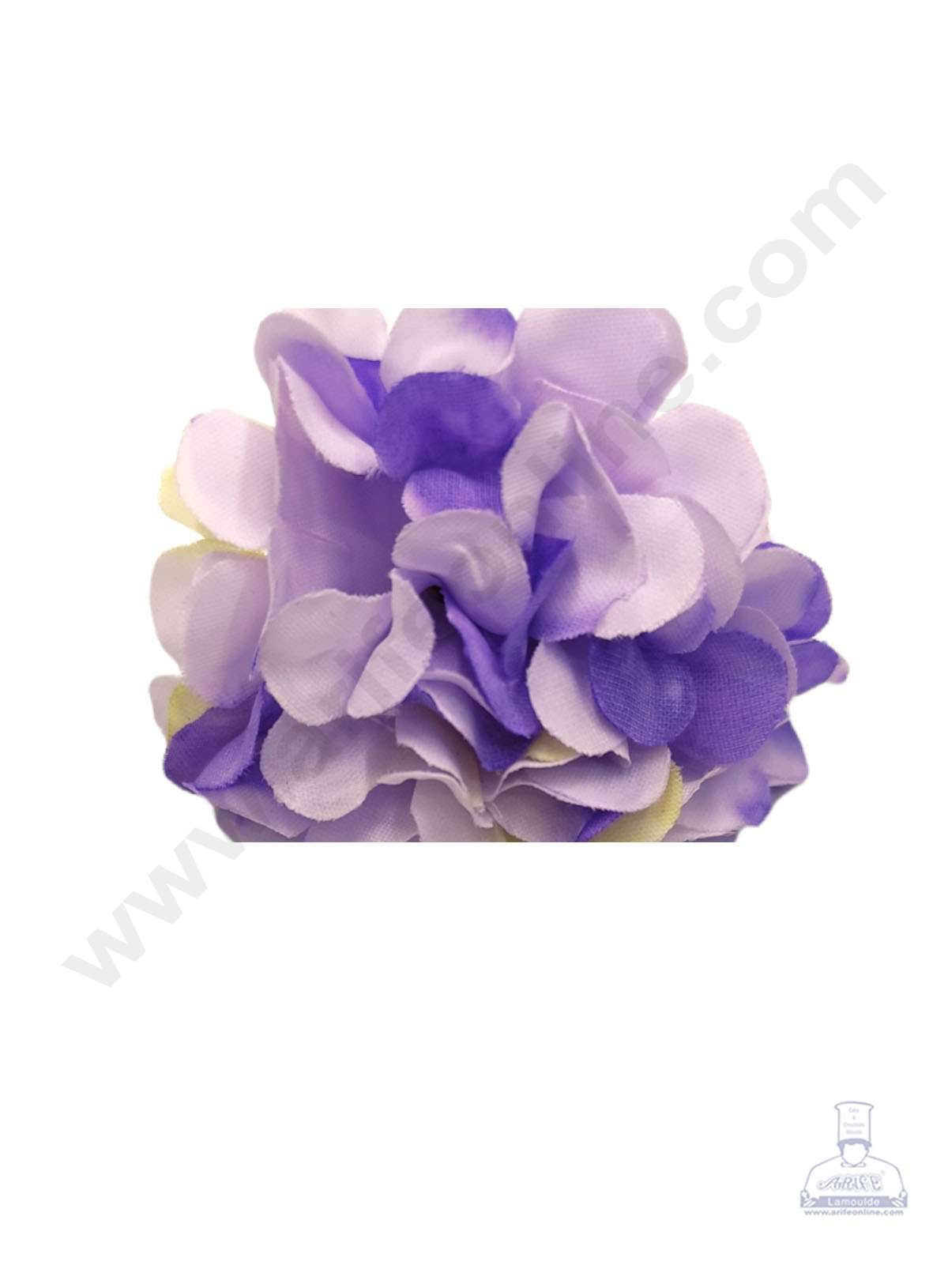 Cake Decor™ Small Marigold Artificial Flower For Cake Decoration – Purple( 10 pcs Pack )