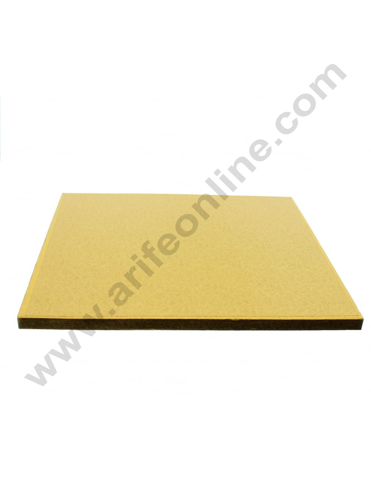 Cake Decor Gold Square Drum Cake Board Cake Base - 14 inch
