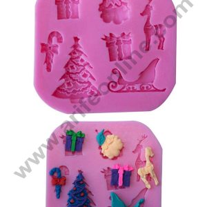 Cake Deco Christmas Desing Fondant Marzipan Mould