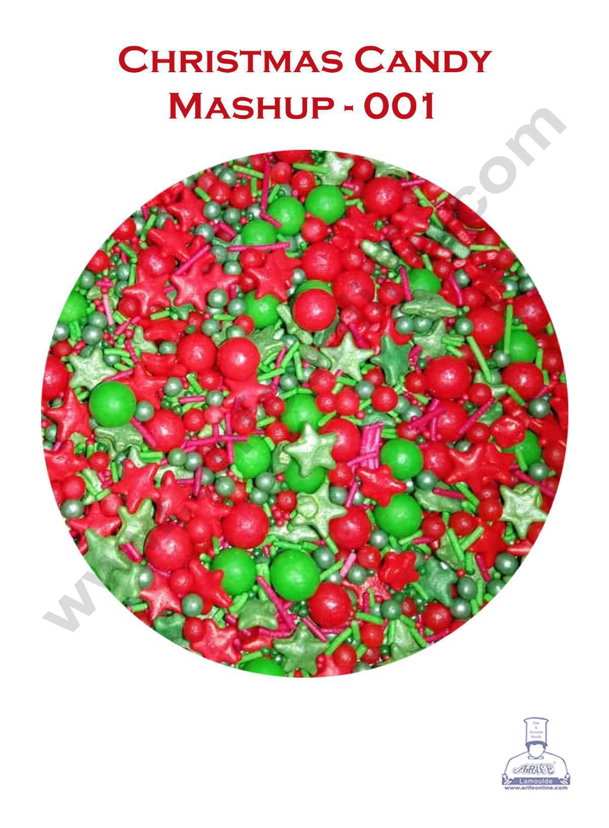 CAKE DECORβ’ Sugar Candy - Christmas Mashup Sprinkles and Candy 001 - 500 gm