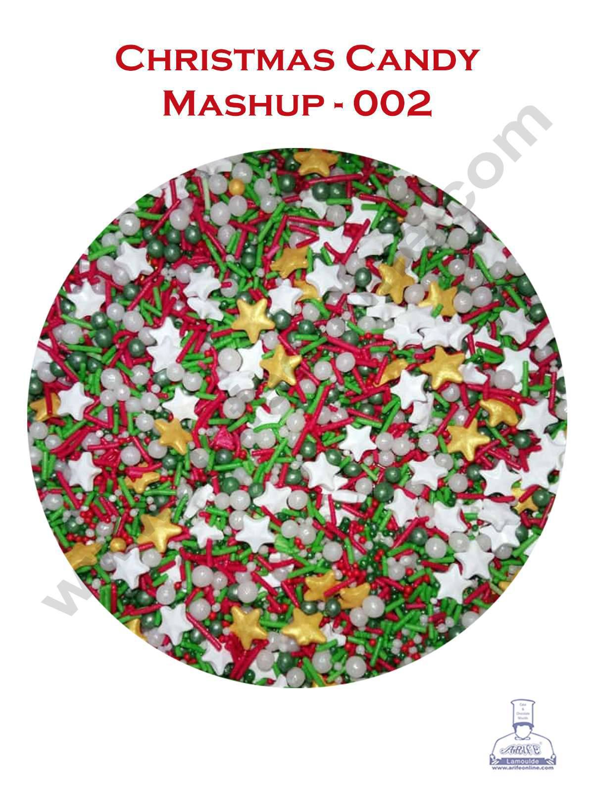 CAKE DECOR™ Sugar Candy - Christmas Mashup Sprinkles and Candy 002 - 500 gm