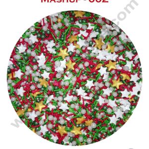 CAKE DECOR™ Sugar Candy - Christmas Mashup Sprinkles and Candy 002 - 100 gm
