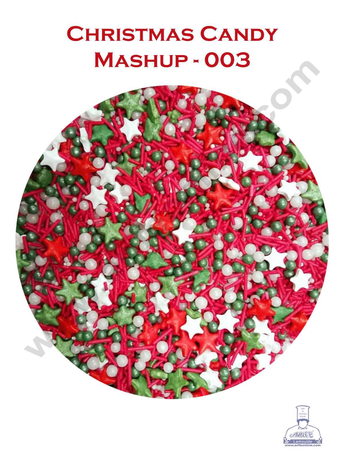 CAKE DECORβ’ Sugar Candy - Christmas Mashup Sprinkles and Candy 003 - 500 gm